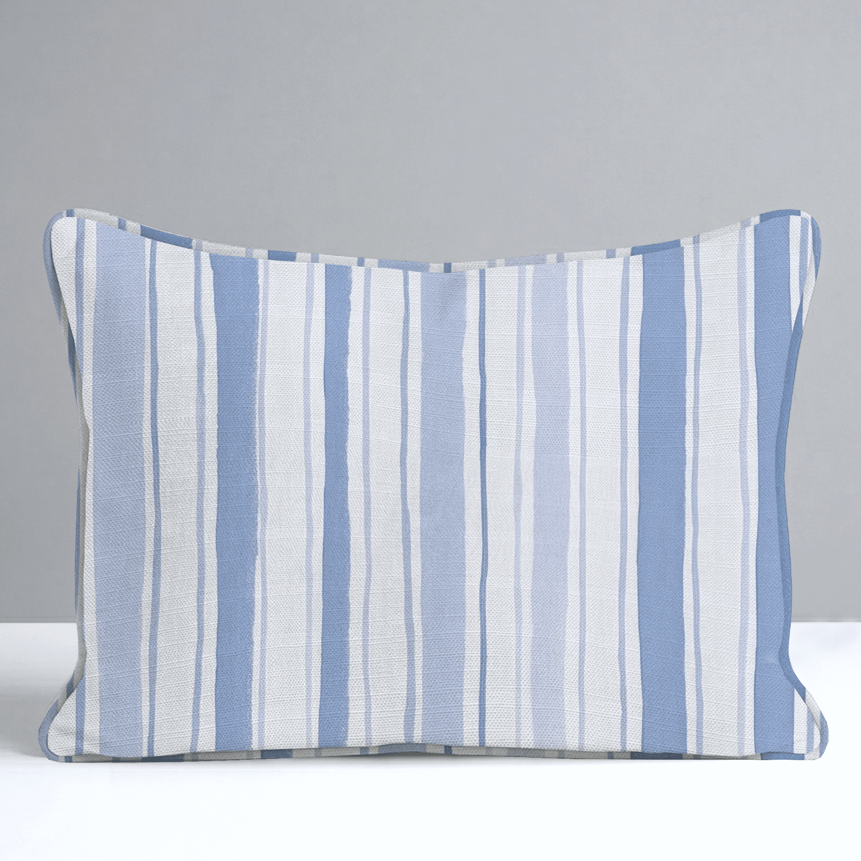Snowcone Stripes Throw Pillow - Lemon Park