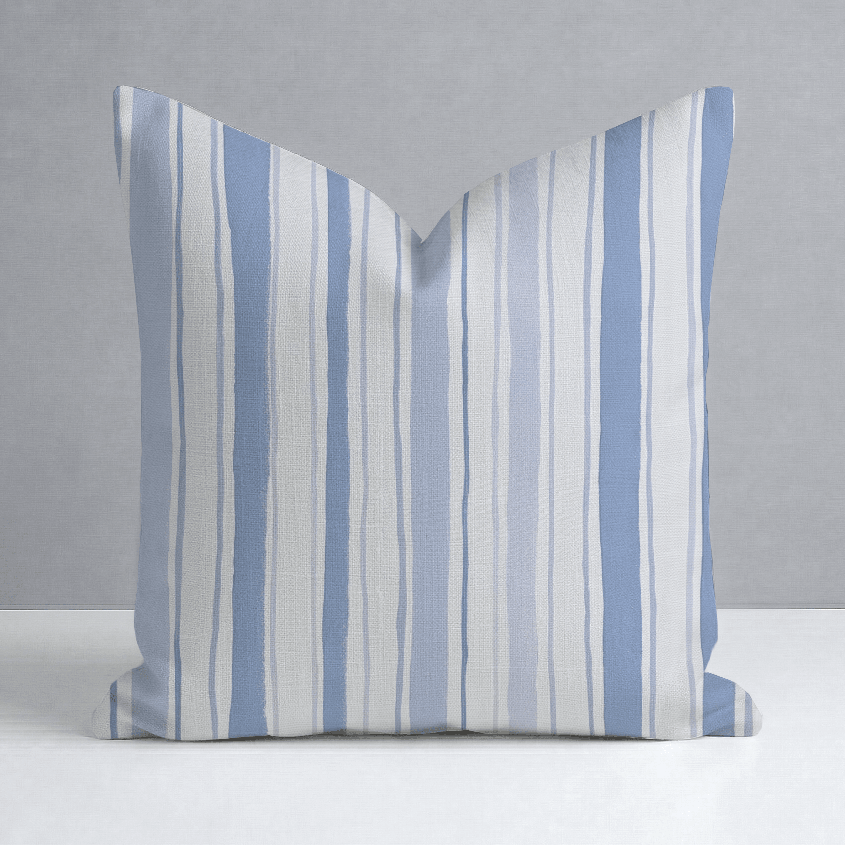Snowcone Stripes Throw Pillow - Lemon Park
