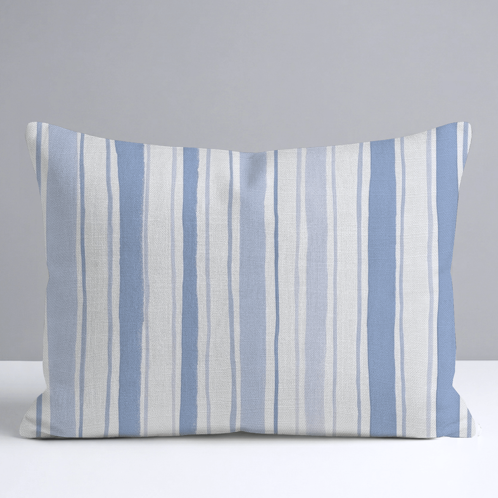 Snowcone Stripes Throw Pillow - Lemon Park