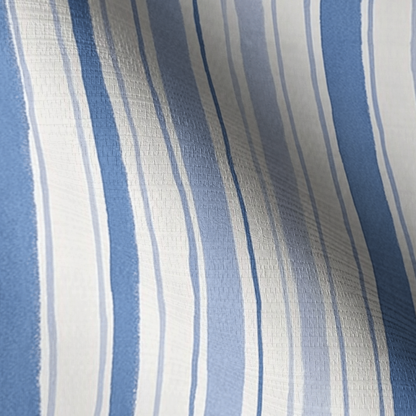 Snowcone Stripes Faux Grasscloth Wallpaper