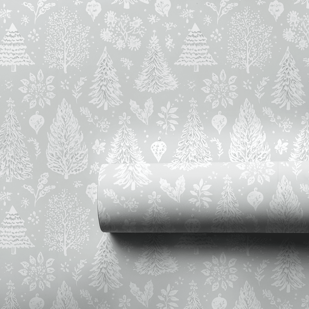 Snowy Forest - Wrapping Paper - Lemon Park