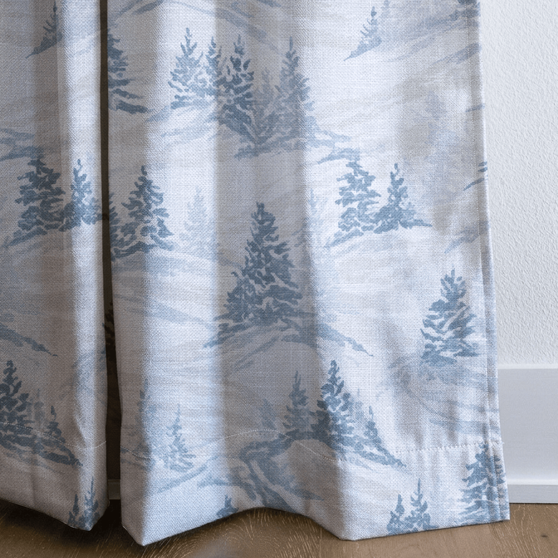 Snowy Slopes - Drapery - Lemon Park