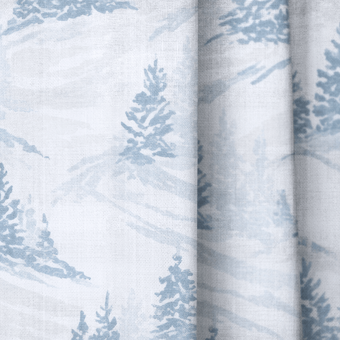 Snowy Slopes - Drapery - Lemon Park
