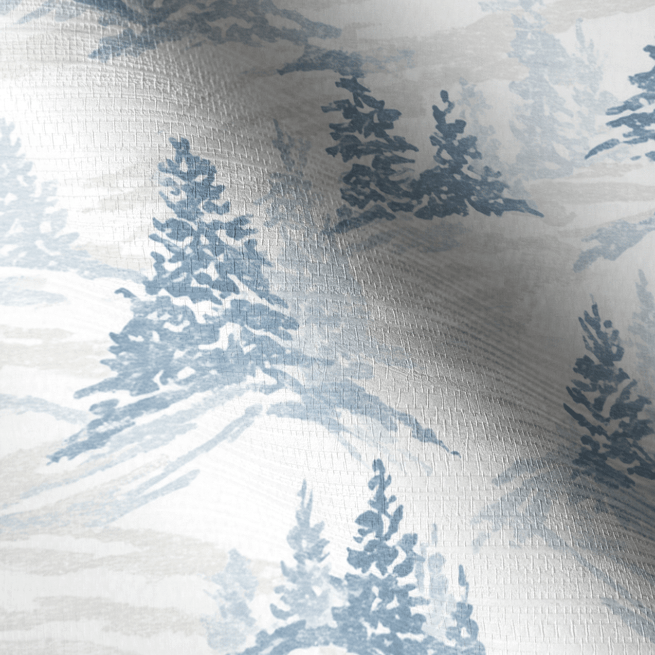 Snowy Slopes Faux Grasscloth Wallpaper - Lemon Park