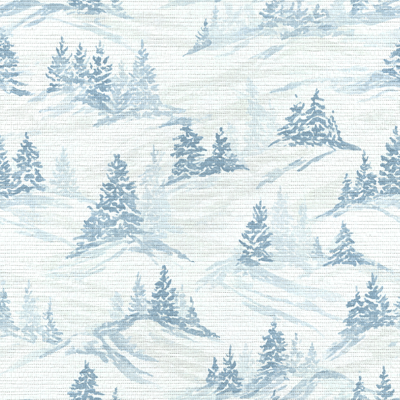 Snowy Slopes Faux Grasscloth Wallpaper - Lemon Park