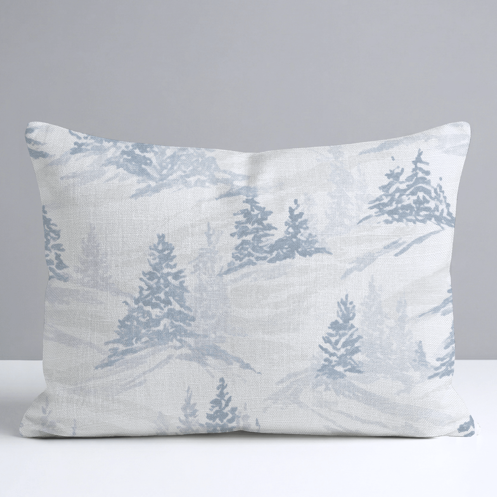 Snowy Slopes Throw Pillow - Lemon Park