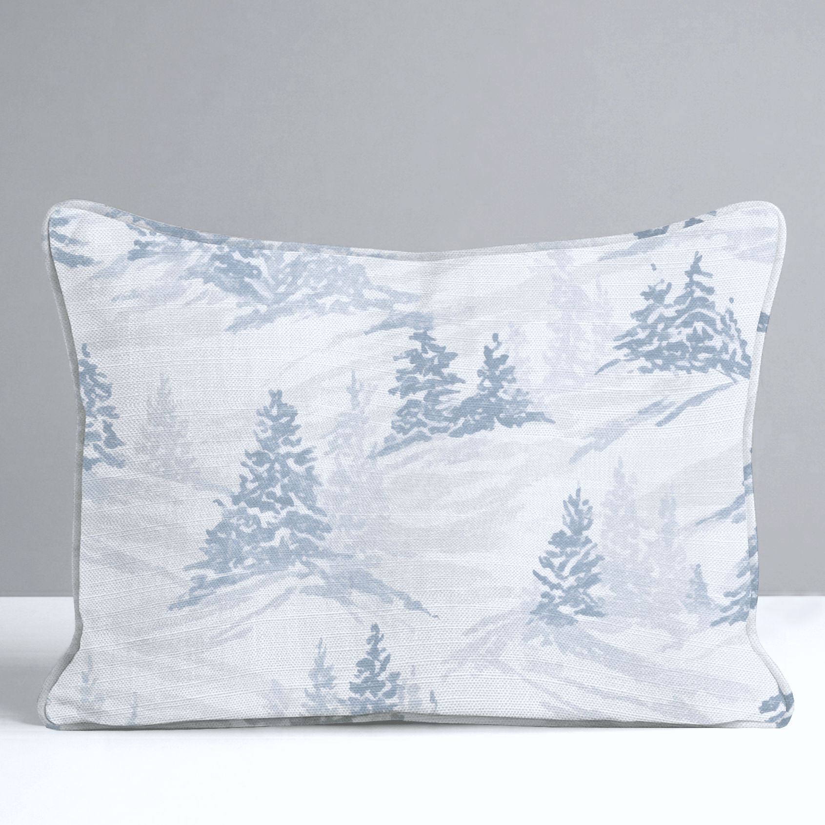 Snowy Slopes Throw Pillow - Lemon Park
