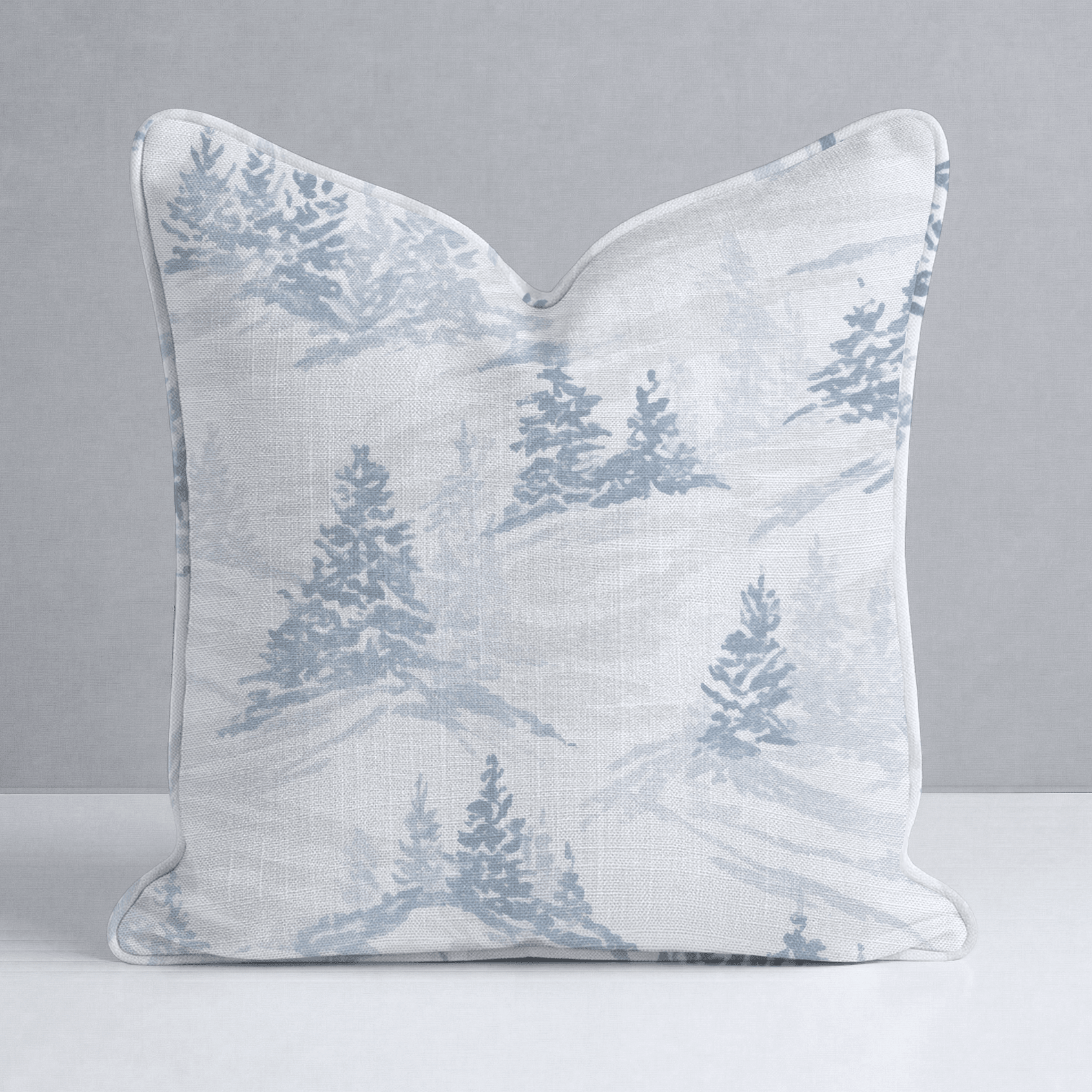 Snowy Slopes Throw Pillow - Lemon Park