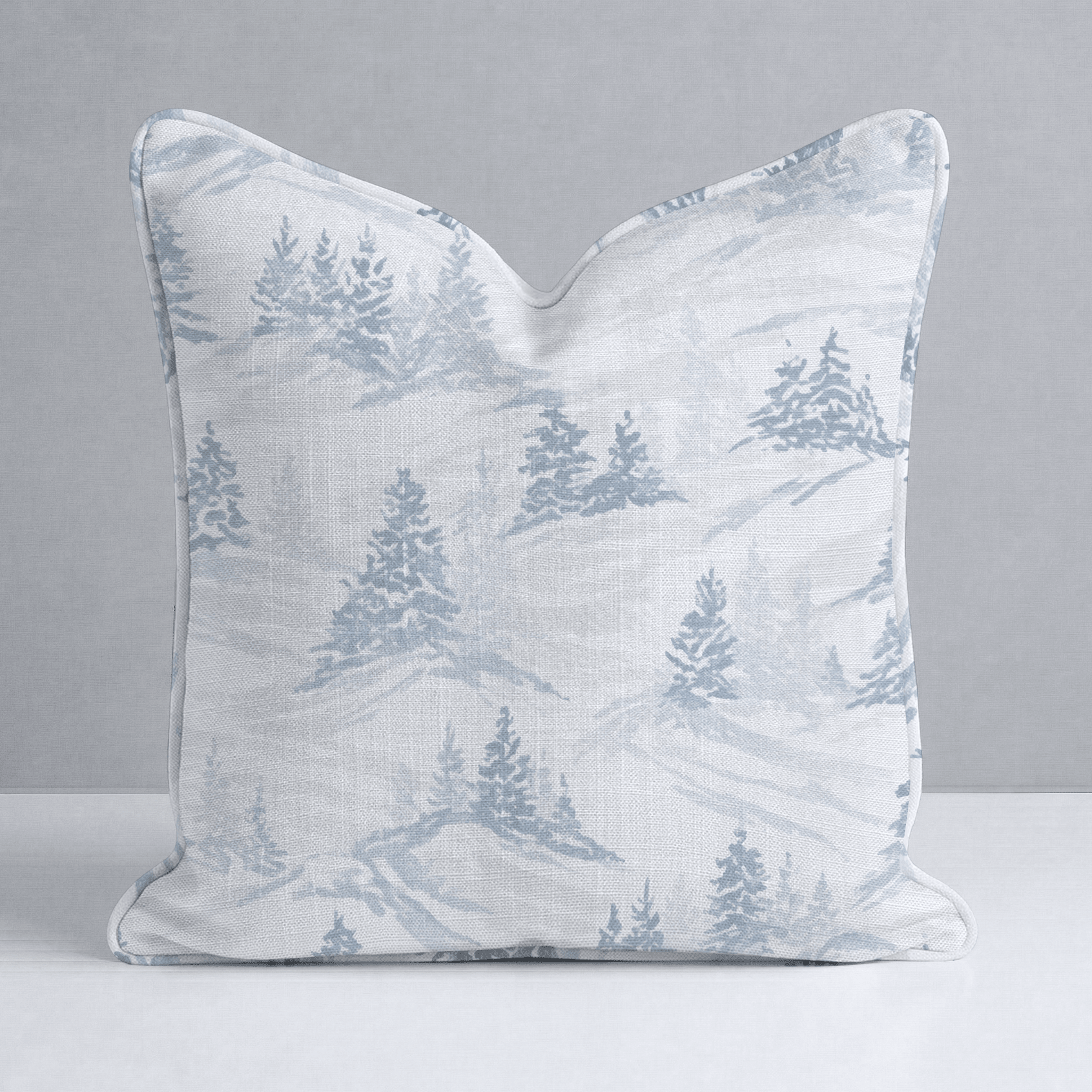 Snowy Slopes Throw Pillow - Lemon Park