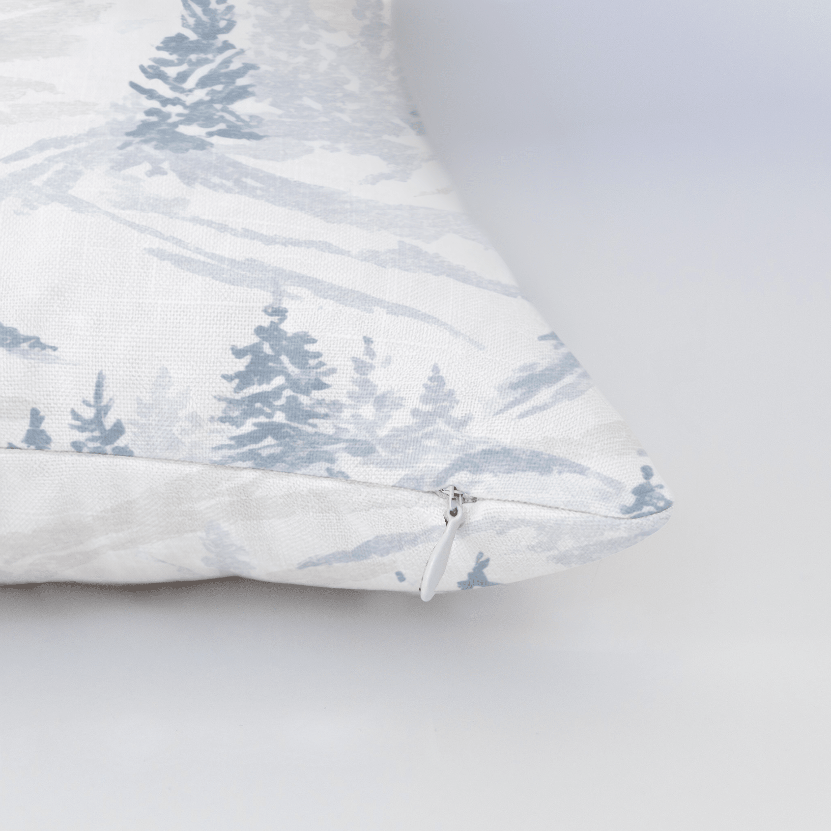 Snowy Slopes Throw Pillow - Lemon Park