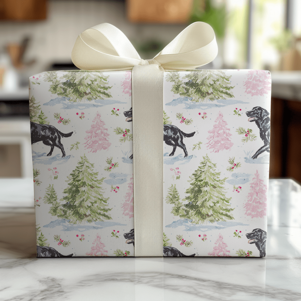 Snowy Snouts - Wrapping Paper - Lemon Park