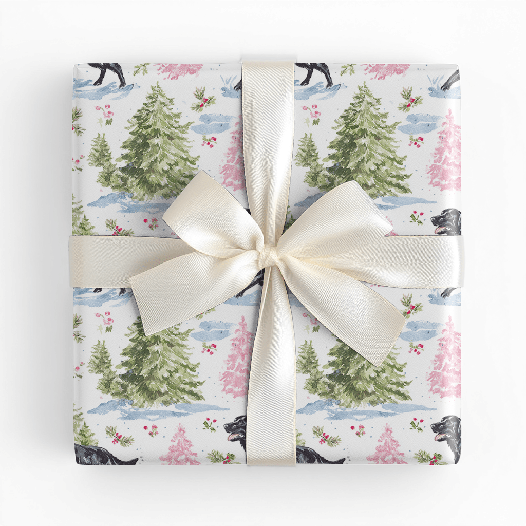 Snowy Snouts - Wrapping Paper - Lemon Park