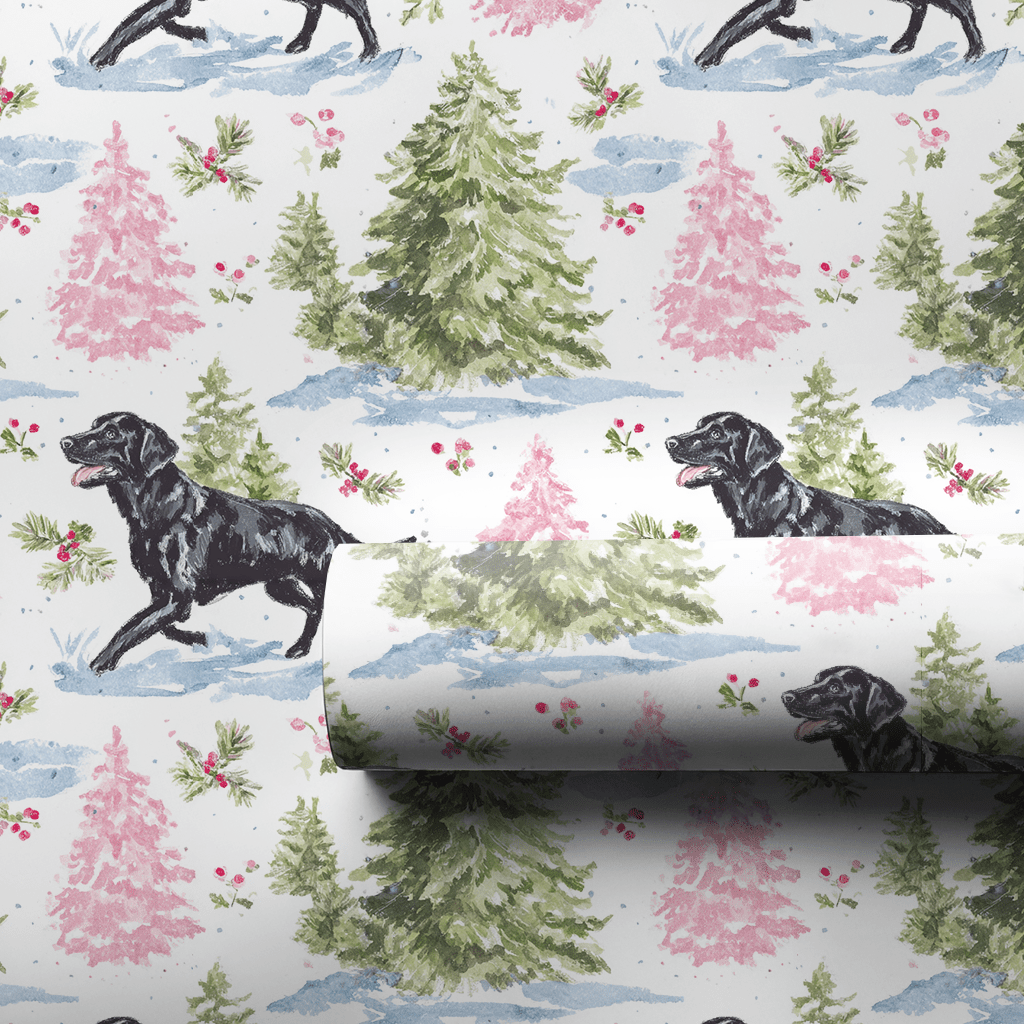 Snowy Snouts - Wrapping Paper - Lemon Park