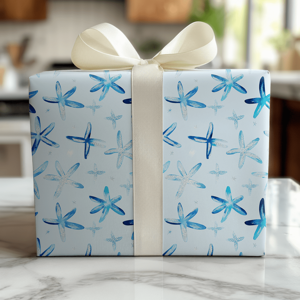Snowy Sparkle - Wrapping Paper - Lemon Park