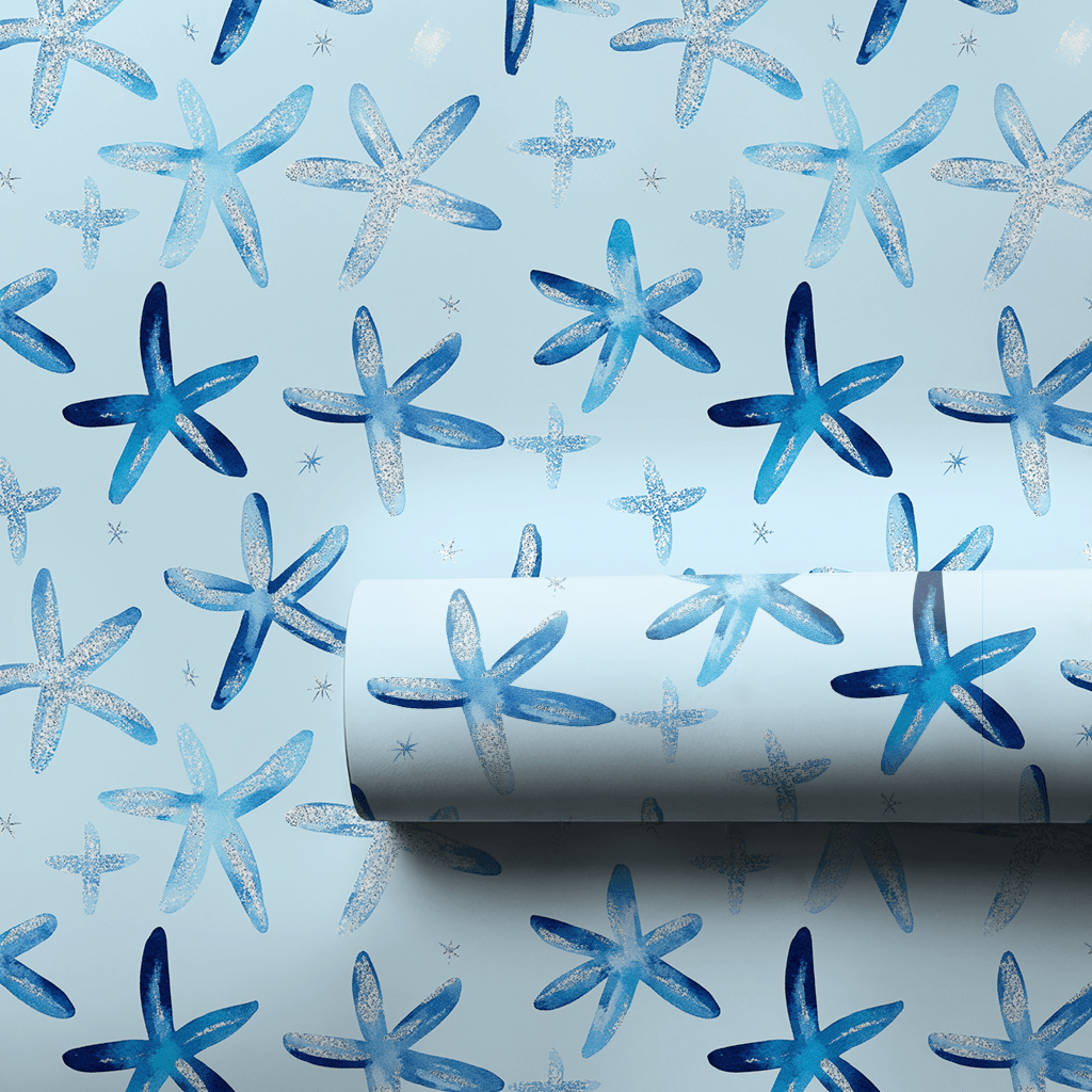 Snowy Sparkle - Wrapping Paper - Lemon Park