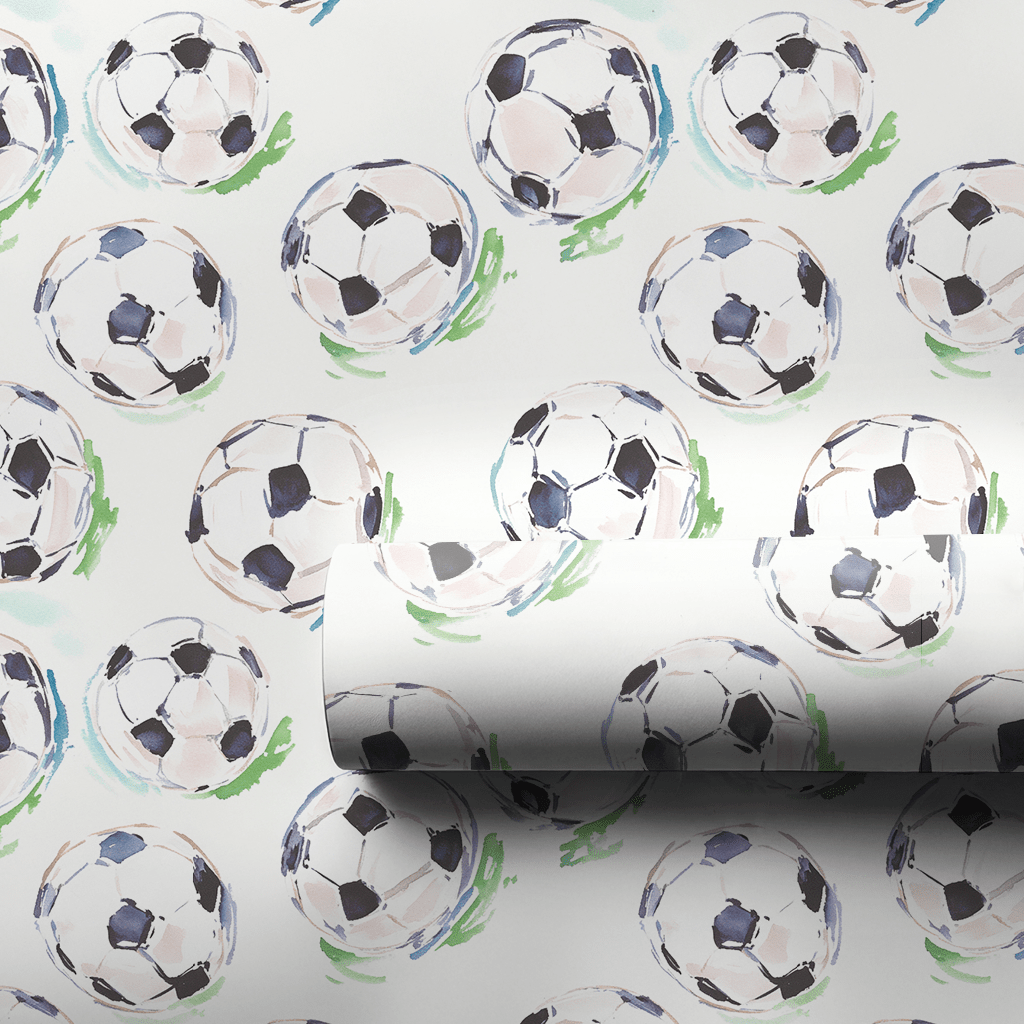Soccer Star - Wrapping Paper - Lemon Park