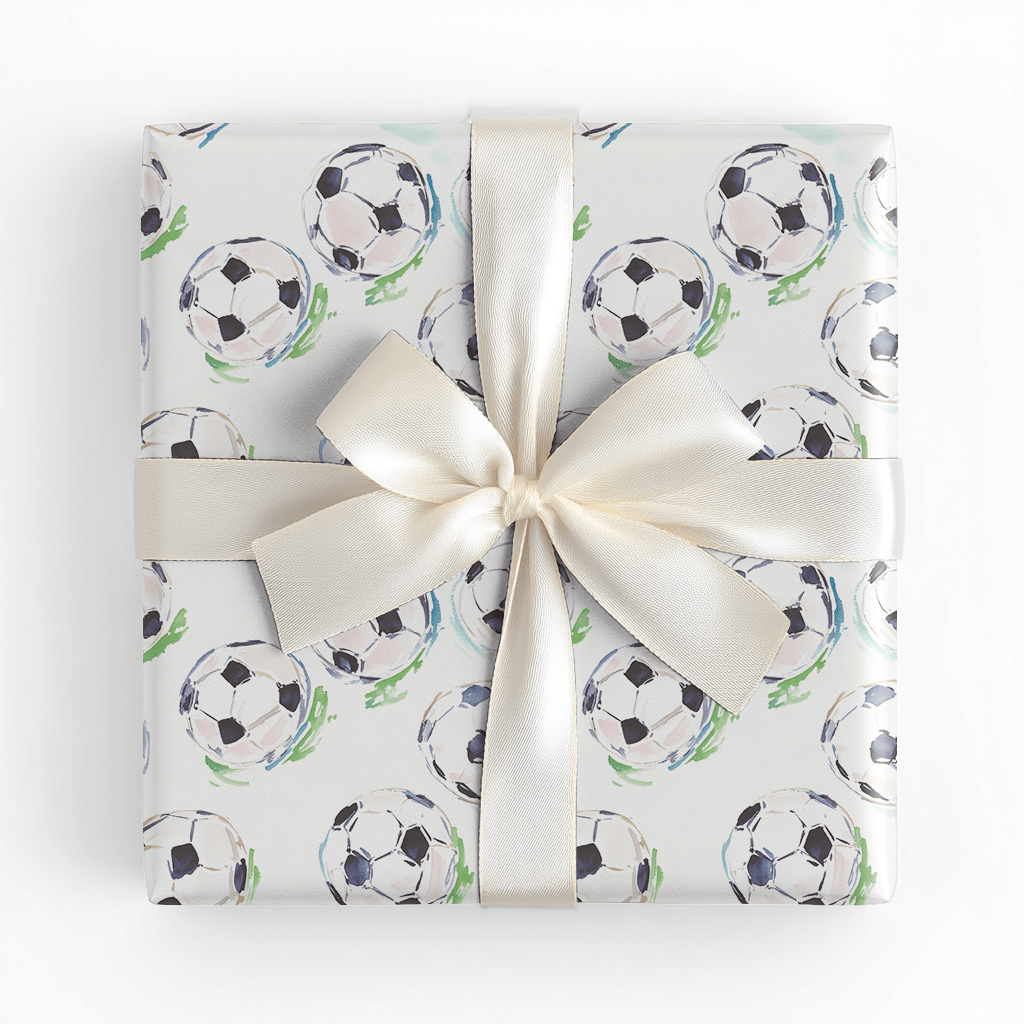 Soccer Star - Wrapping Paper - Lemon Park