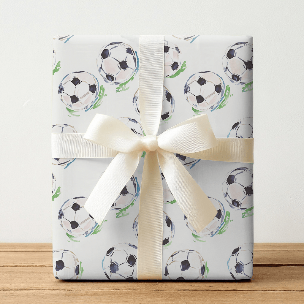 Soccer Star - Wrapping Paper - Lemon Park