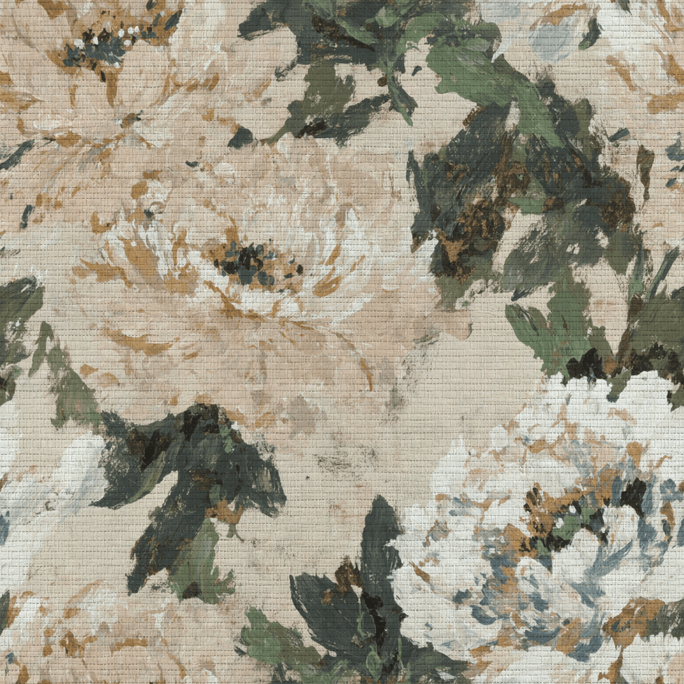 Soft Peony Faux Grasscloth Wallpaper - Lemon Park