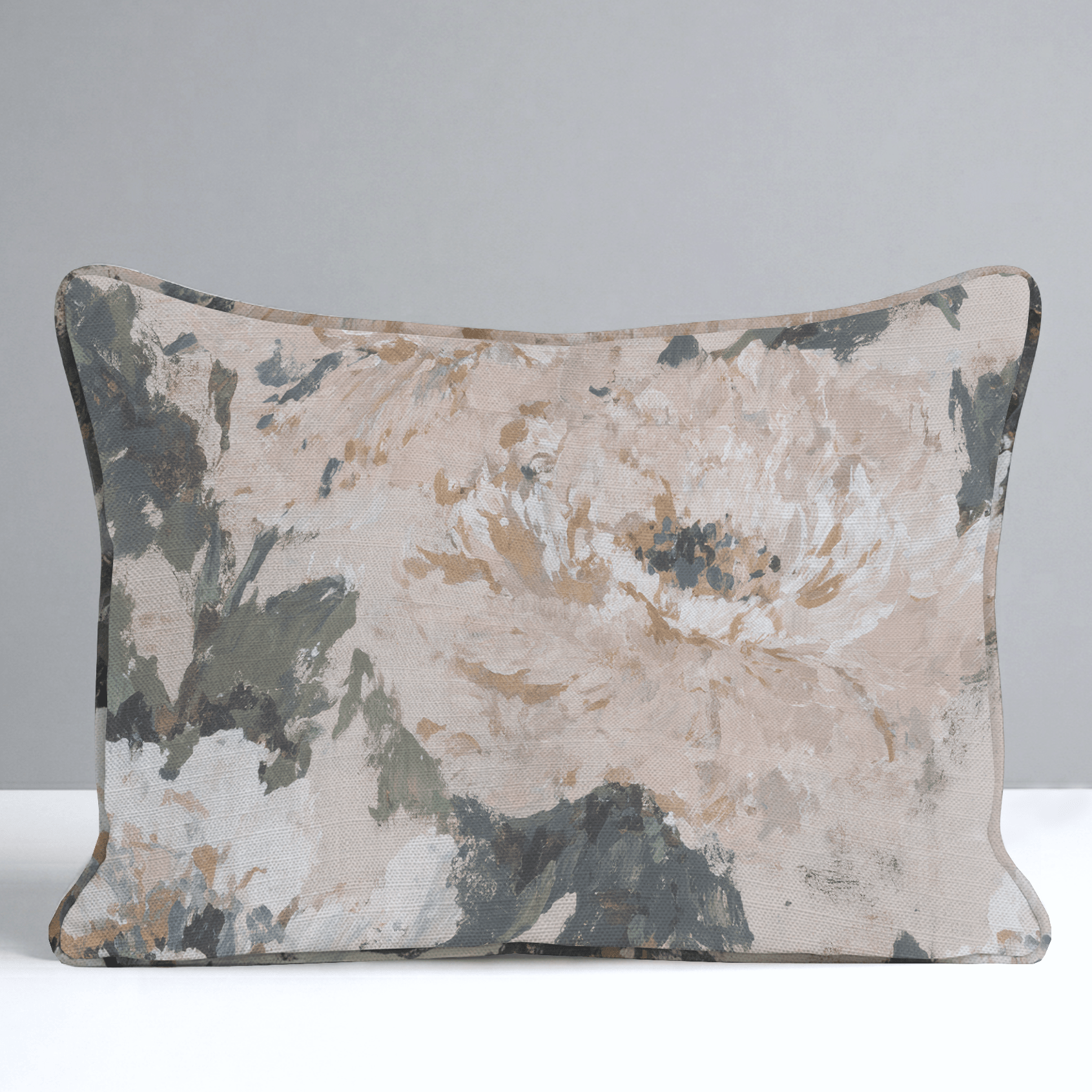 Soft Peony Throw Pillow - Lemon Park