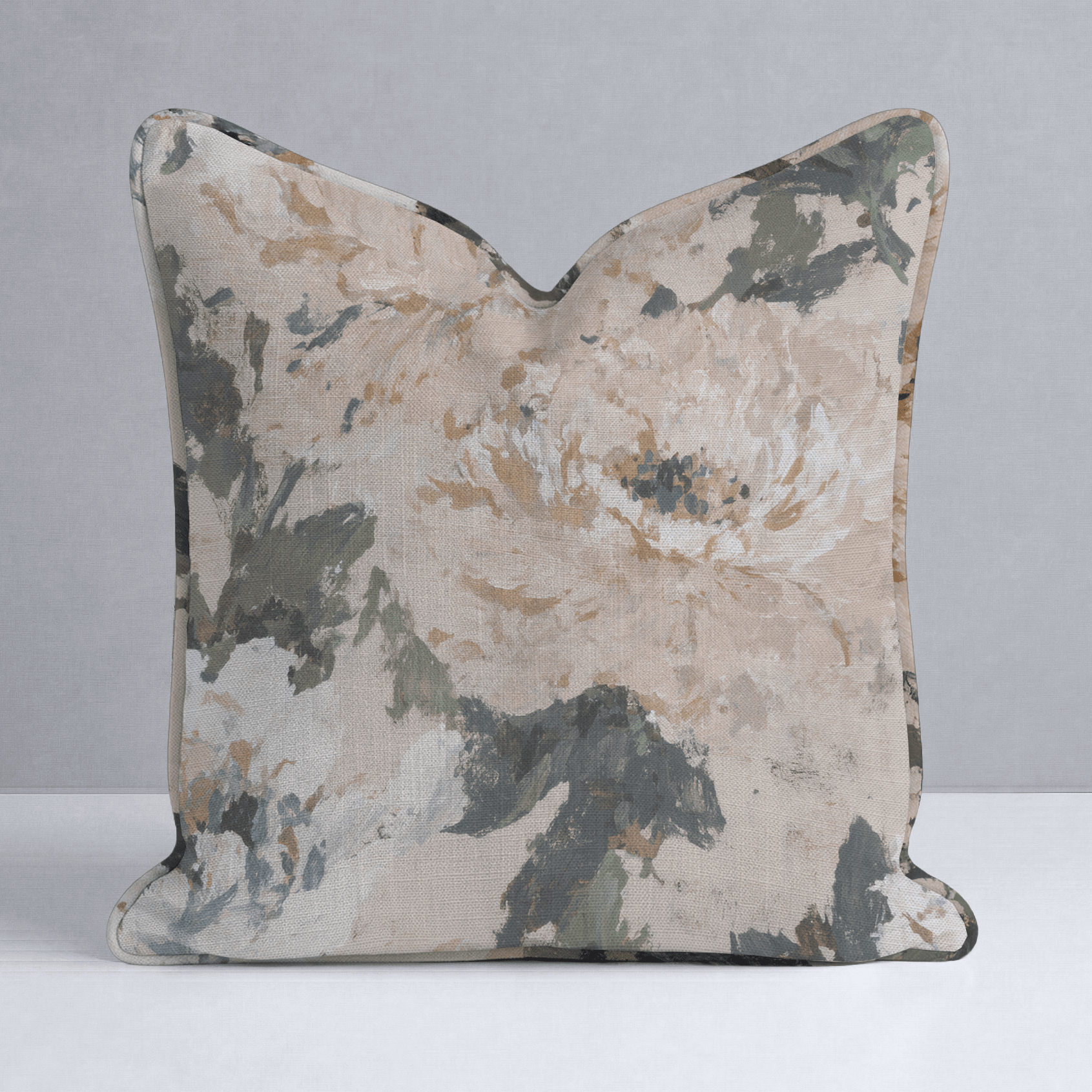 Soft Peony Throw Pillow - Lemon Park