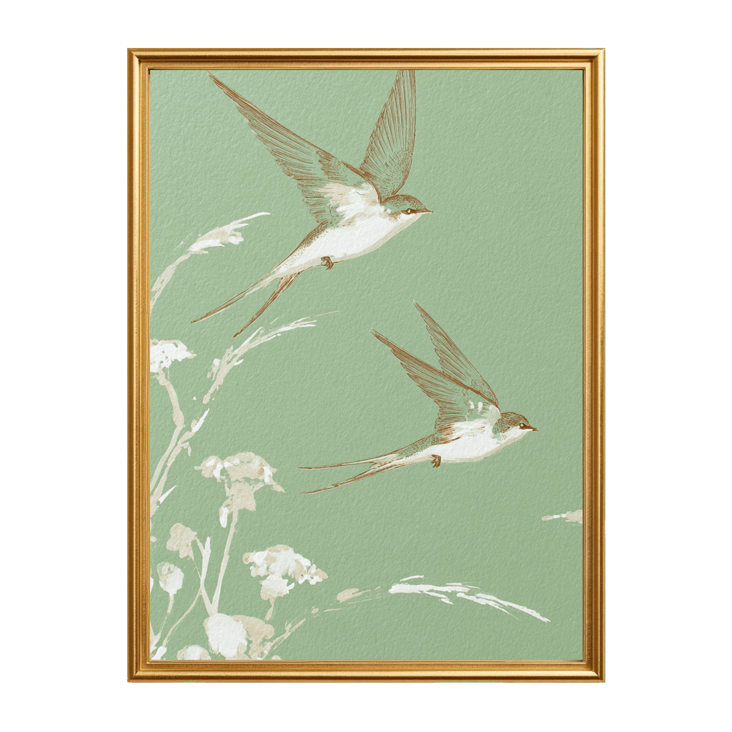 Soft Swallows - Art Print - Lemon Park