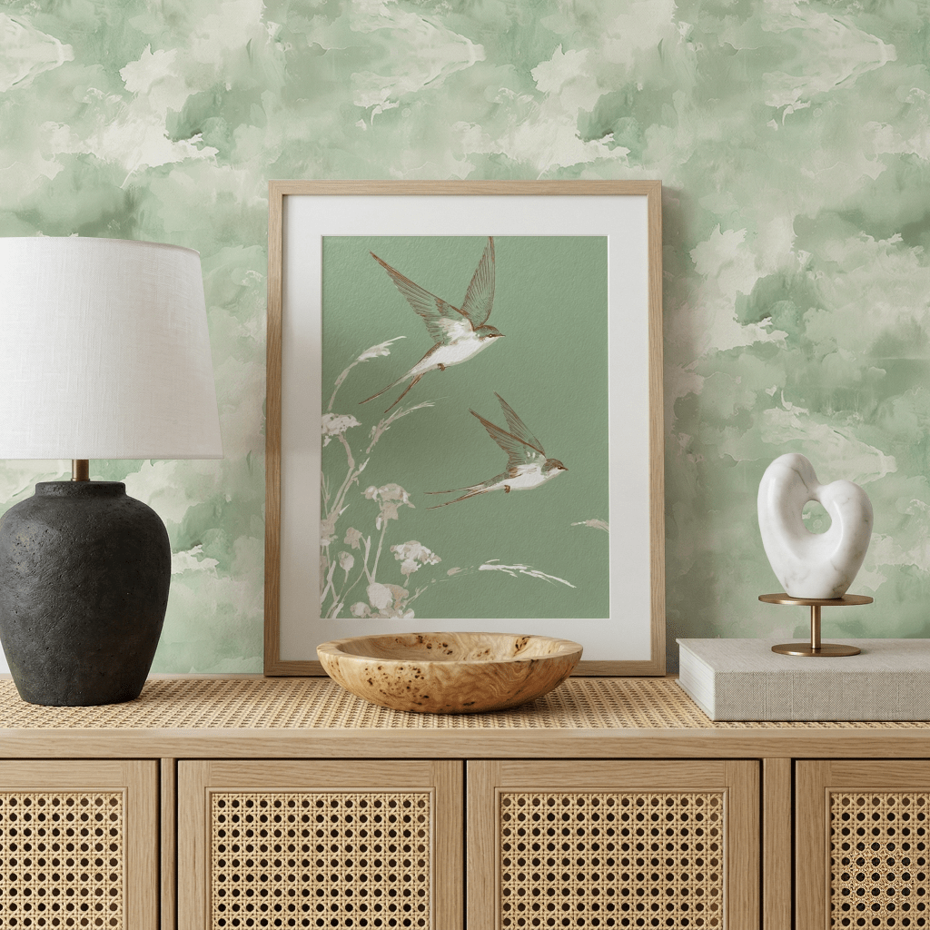 Soft Swallows - Art Print - Lemon Park