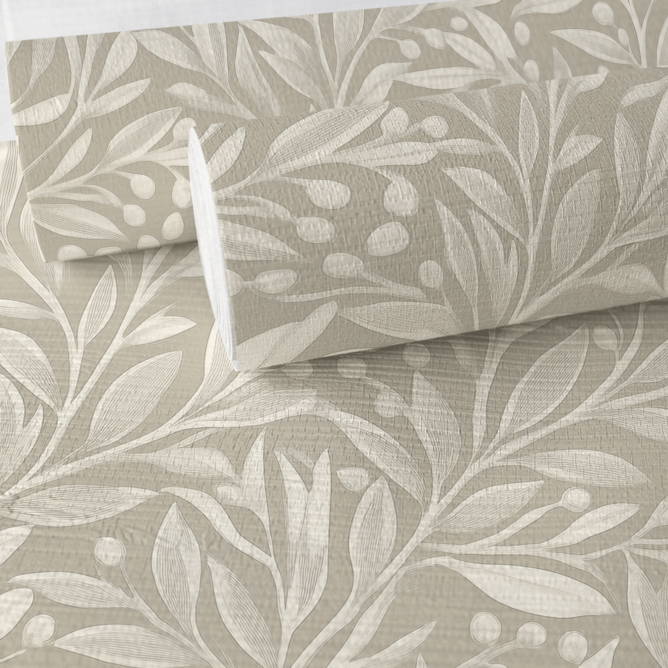 Soft Willow Faux Grasscloth Wallpaper - Lemon Park