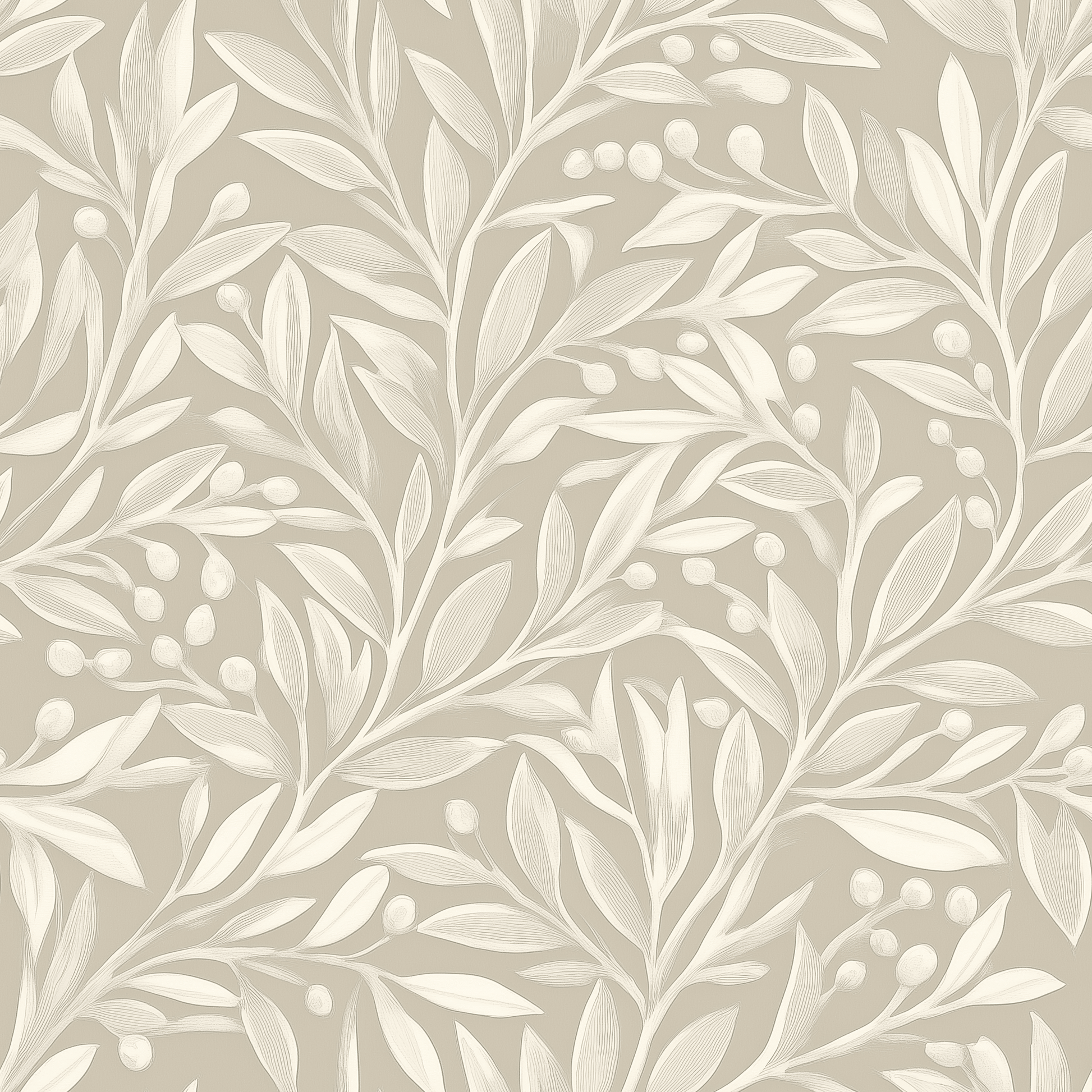 Soft Willow Wallpaper - Lemon Park