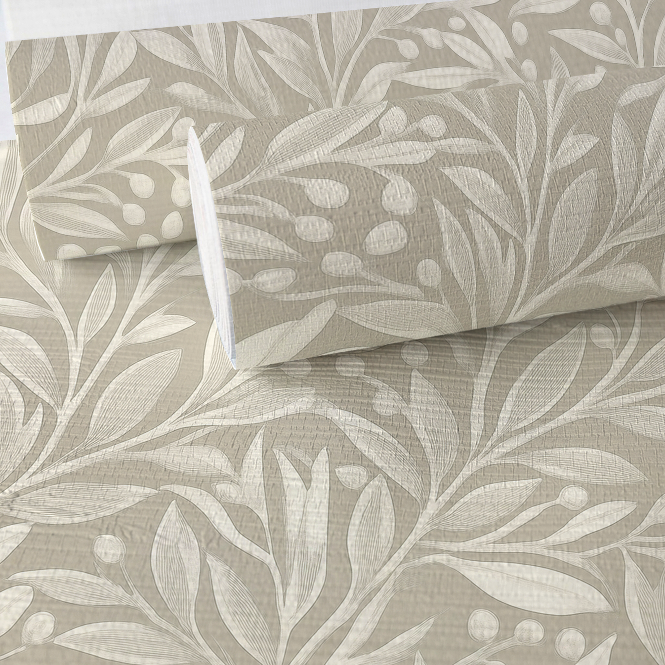 Soft Willow Faux Grasscloth Wallpaper