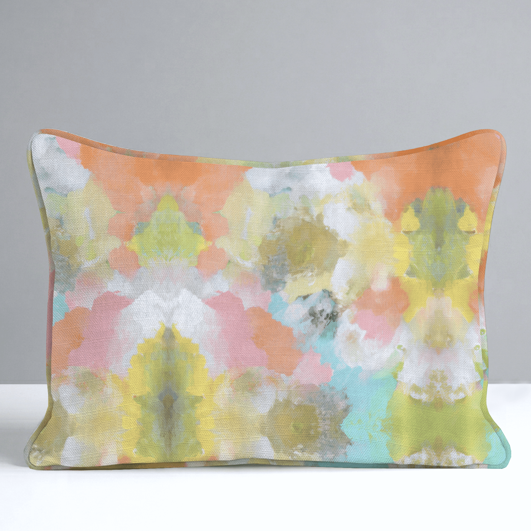 Solstice Bloom Throw Pillow - Lemon Park