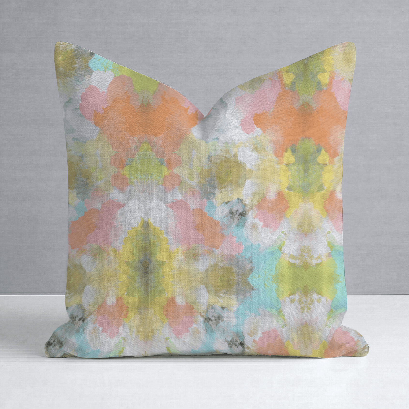 Solstice Bloom Throw Pillow - Lemon Park