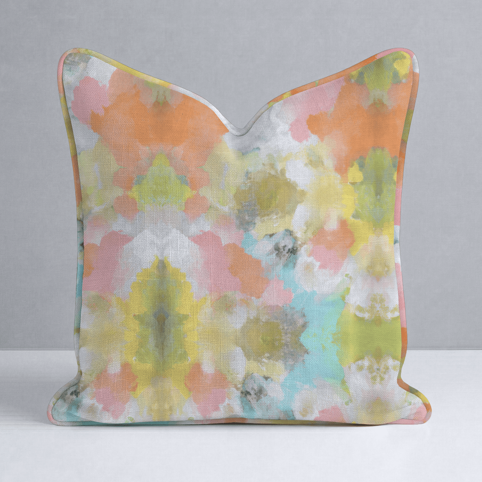 Solstice Bloom Throw Pillow - Lemon Park