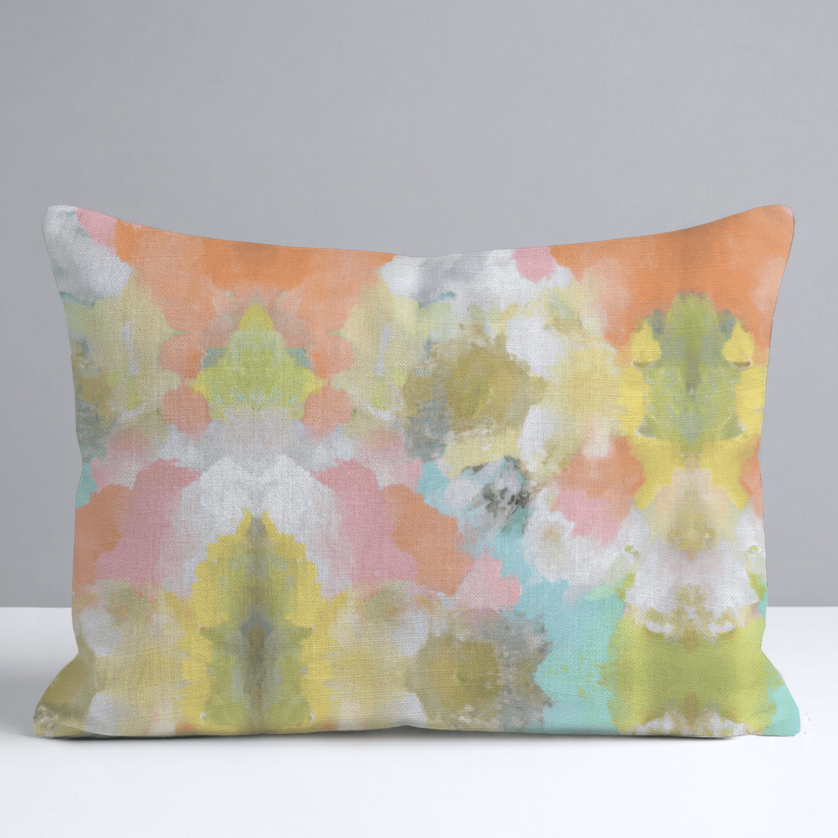Solstice Bloom Throw Pillow - Lemon Park