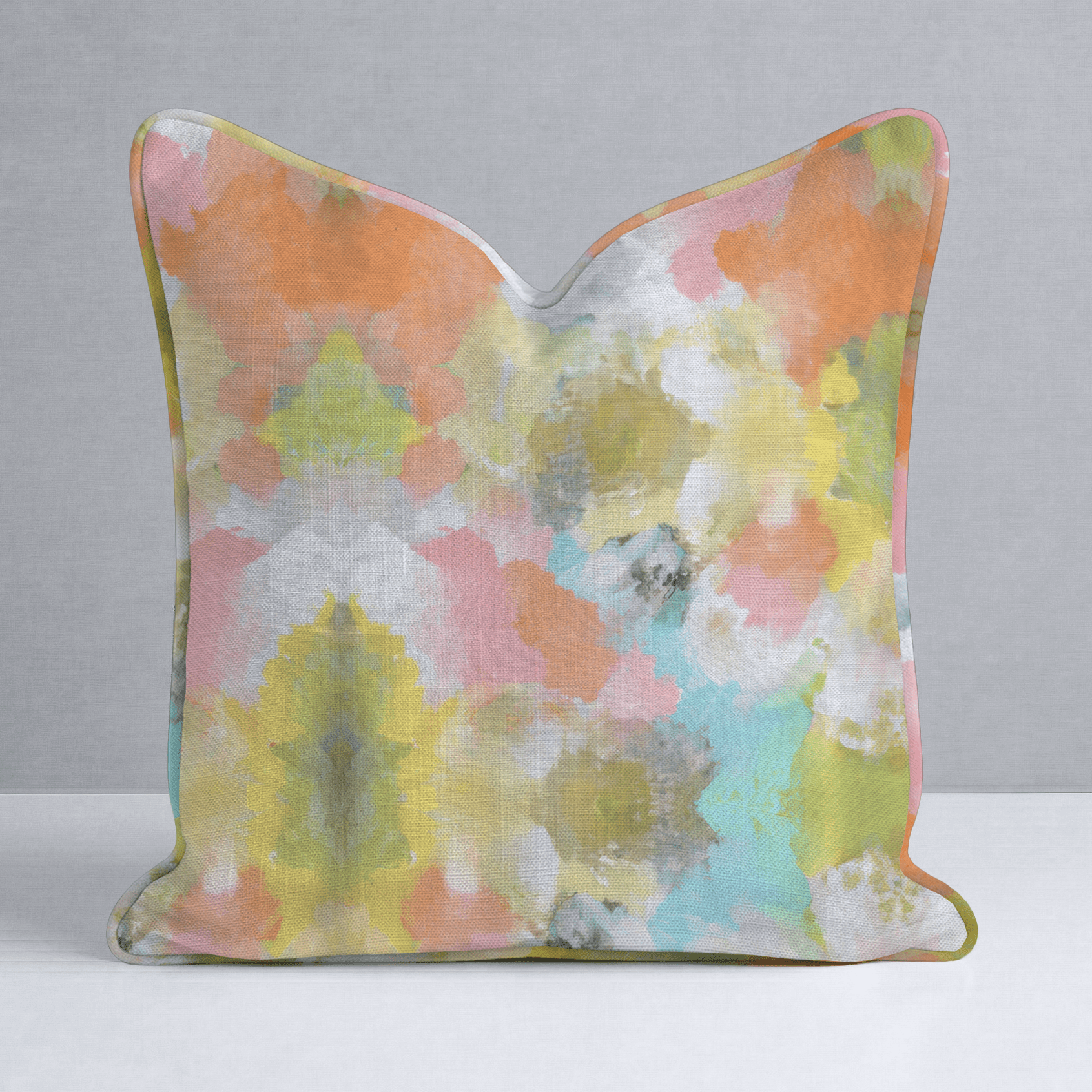 Solstice Bloom Throw Pillow - Lemon Park