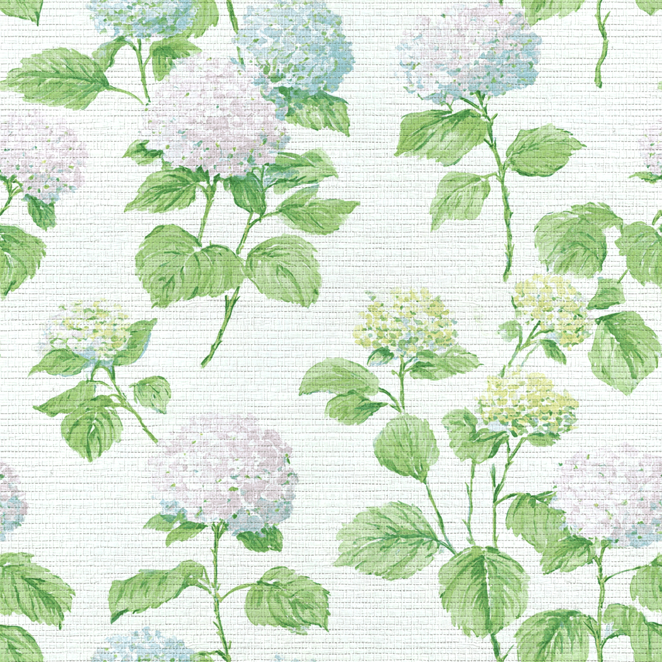 Southern Garden Faux Grasscloth Wallpaper - Lemon Park