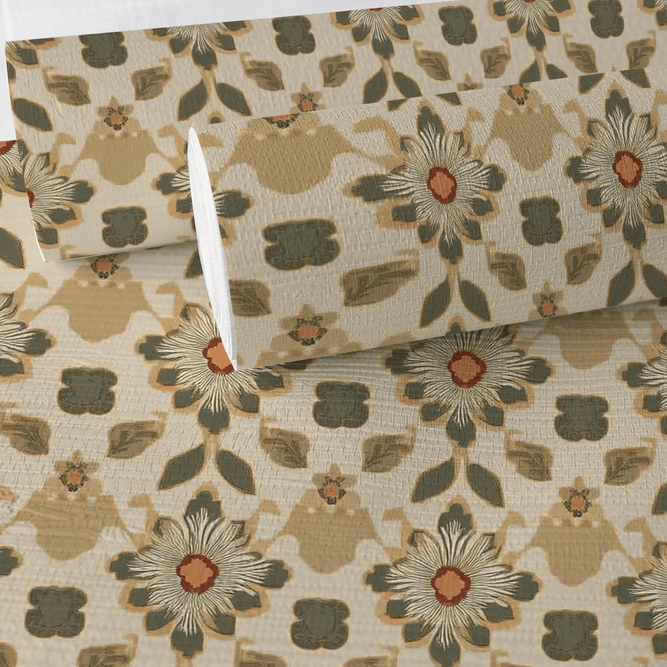 Spice Market Faux Grasscloth Wallpaper - Lemon Park