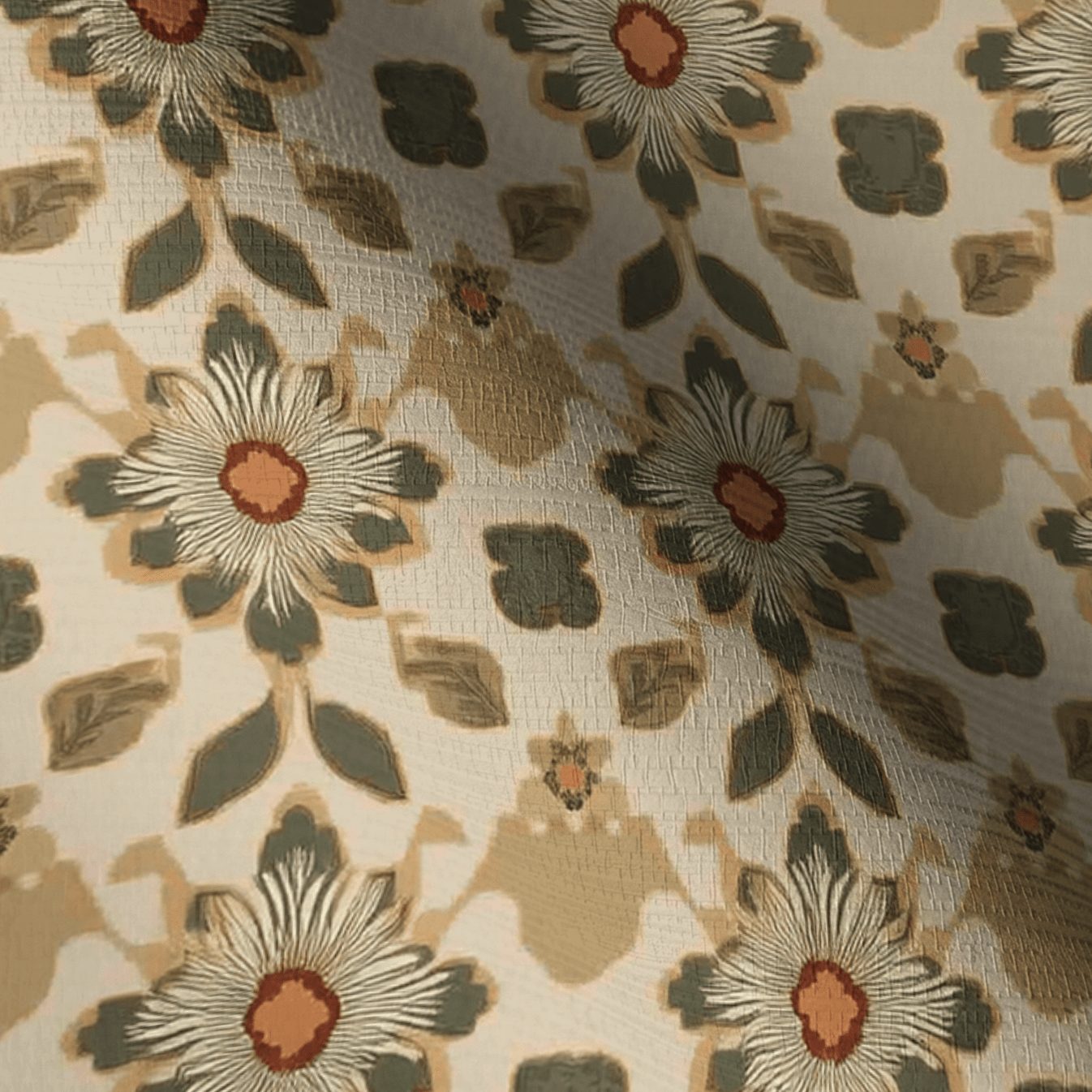 Spice Market Faux Grasscloth Wallpaper - Lemon Park