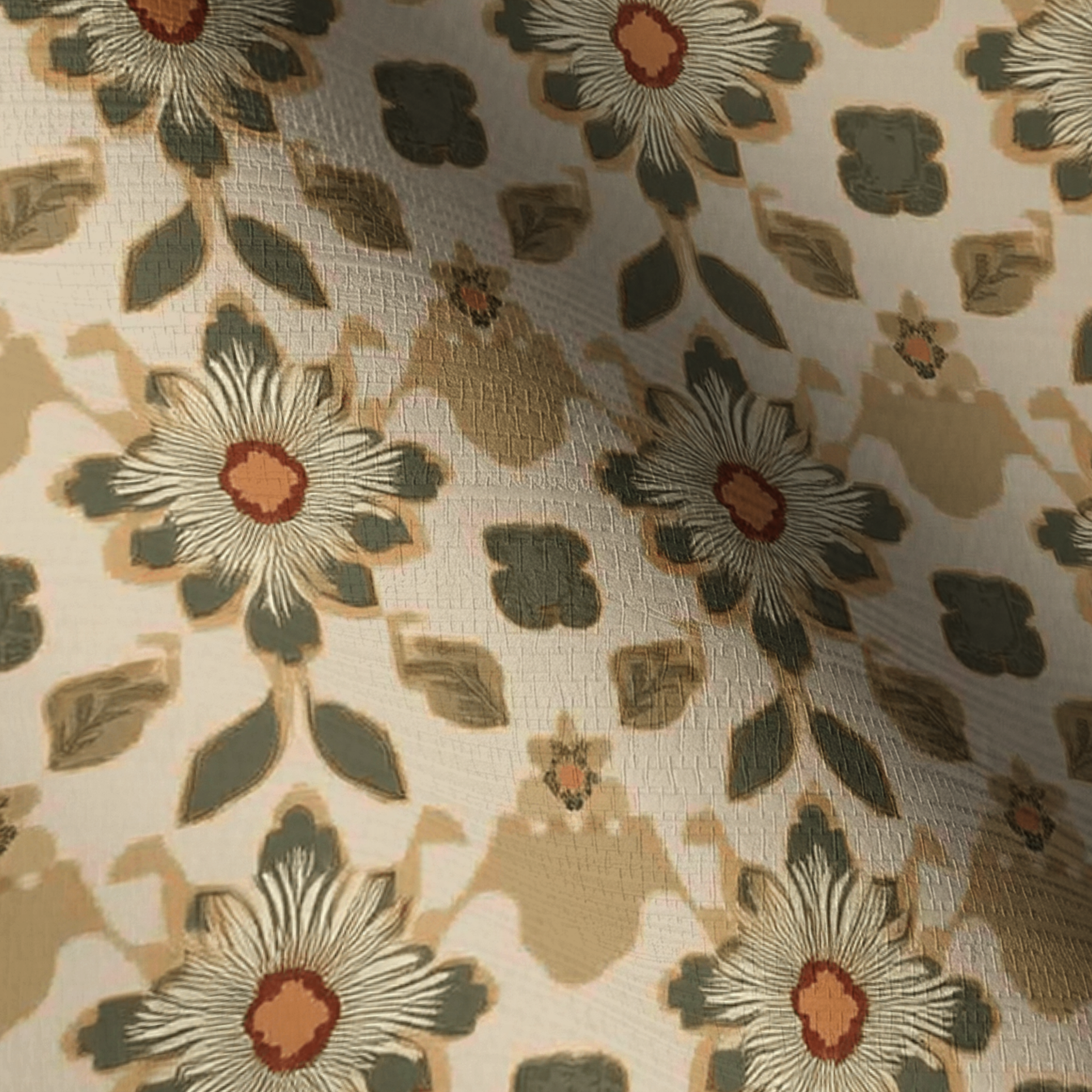Spice Market Faux Grasscloth Wallpaper