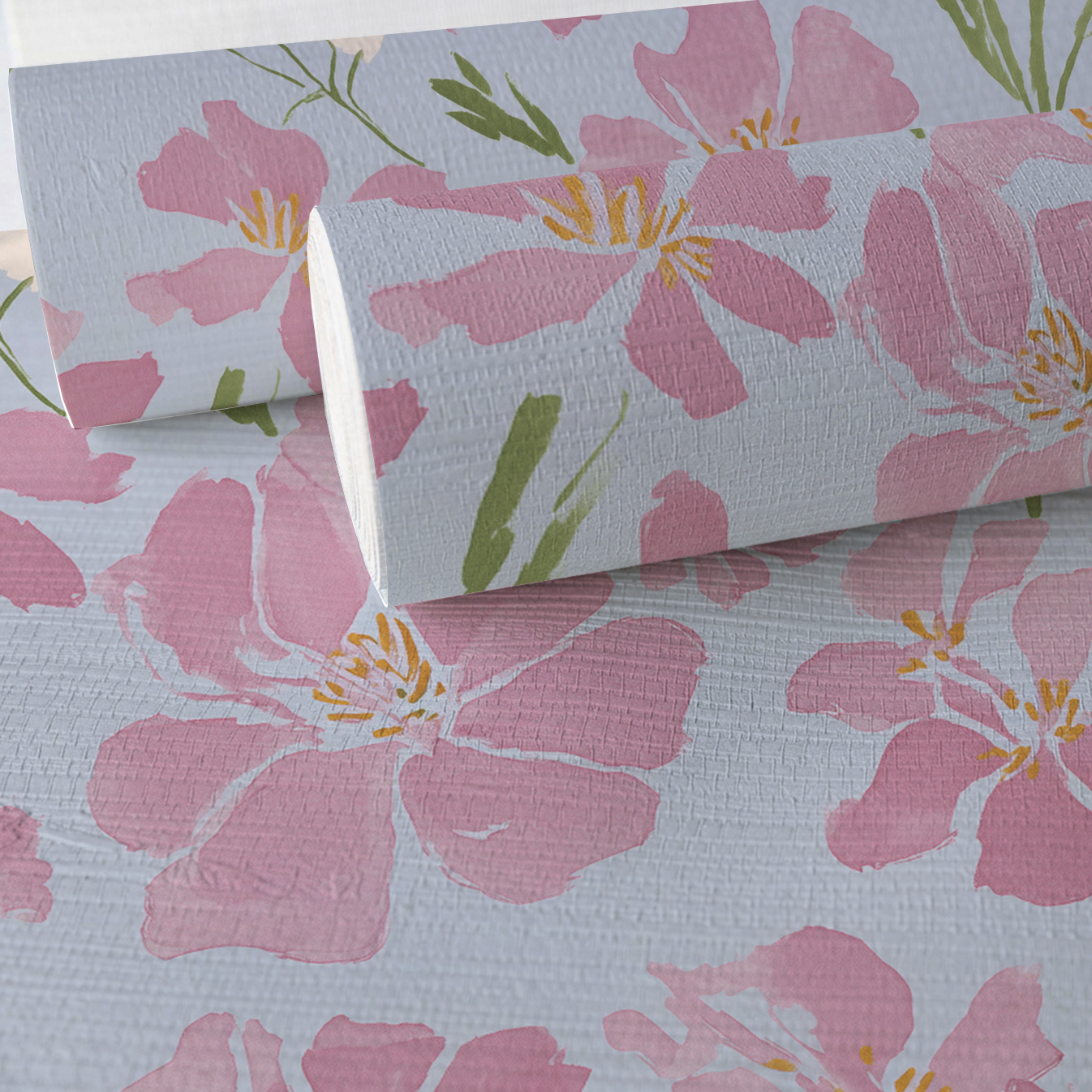 Spirea Faux Grasscloth Wallpaper