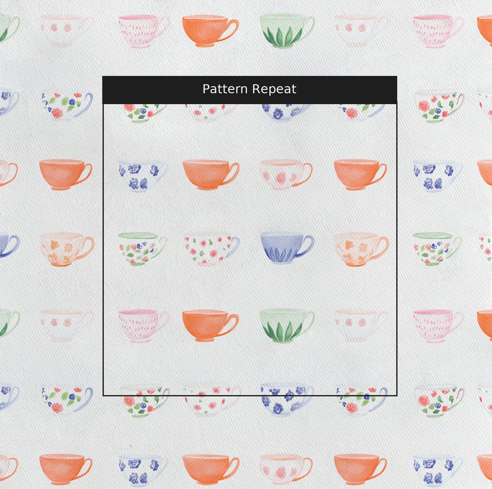 Spot of Tea - Fabric - Lemon Park