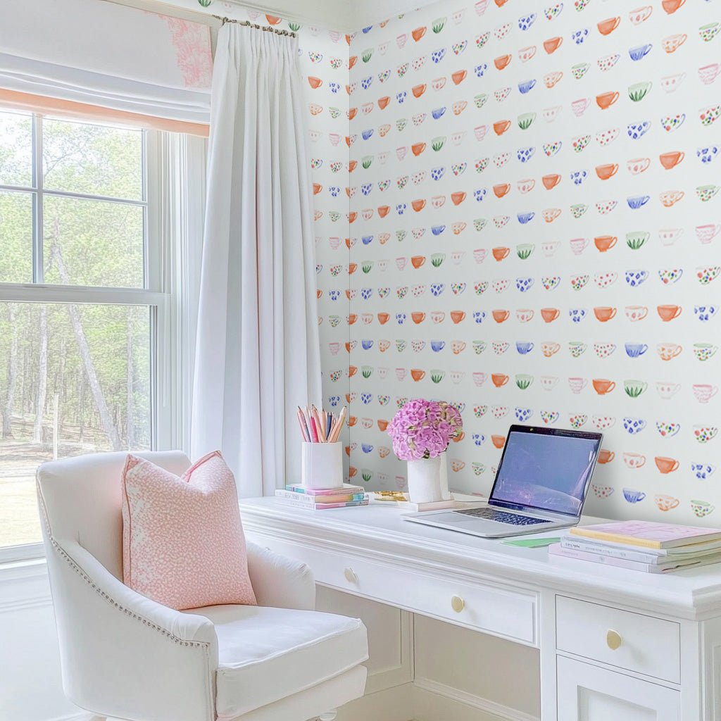 Spot of Tea Wallpaper - Lemon Park