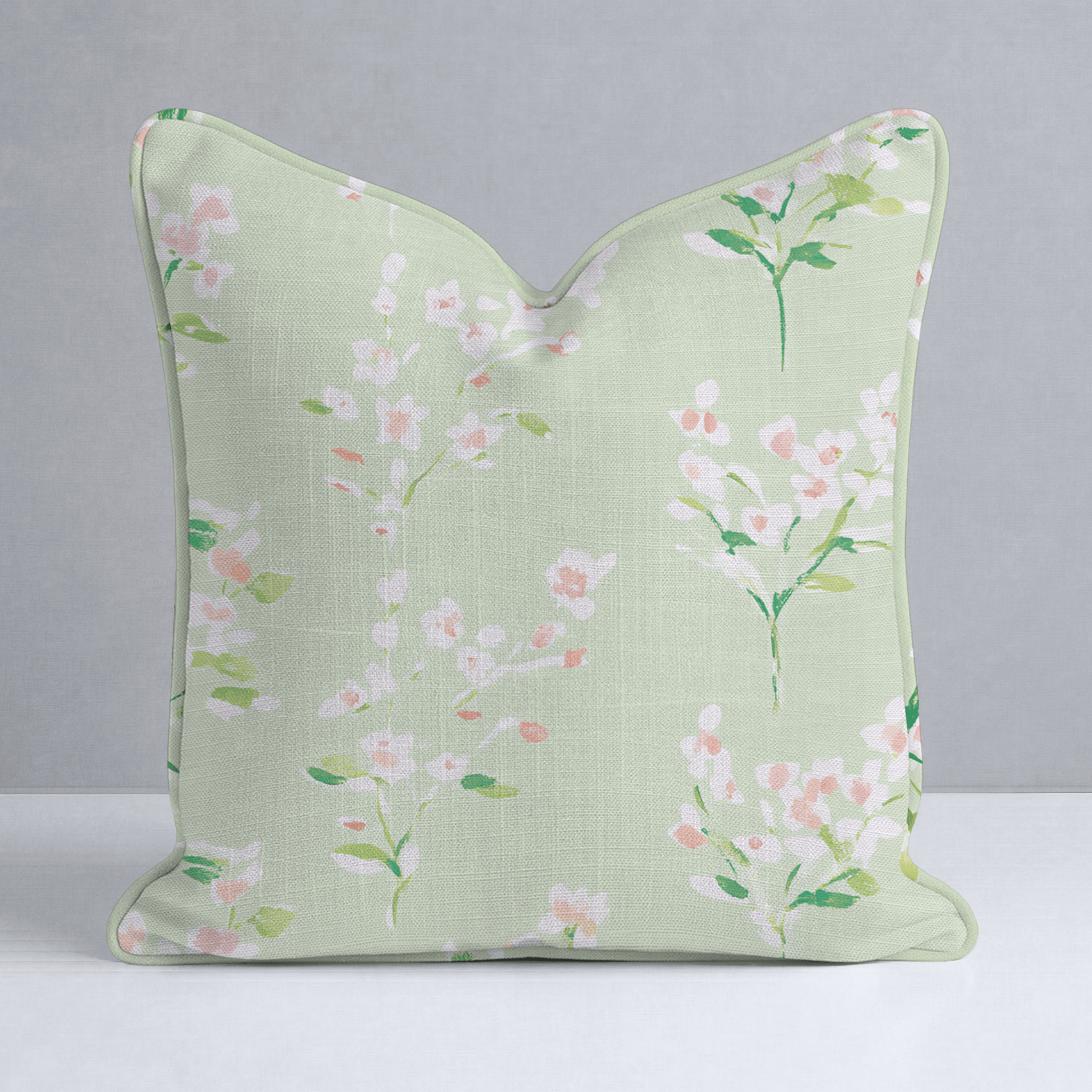 Spring Blossom Throw Pillow - Lemon Park