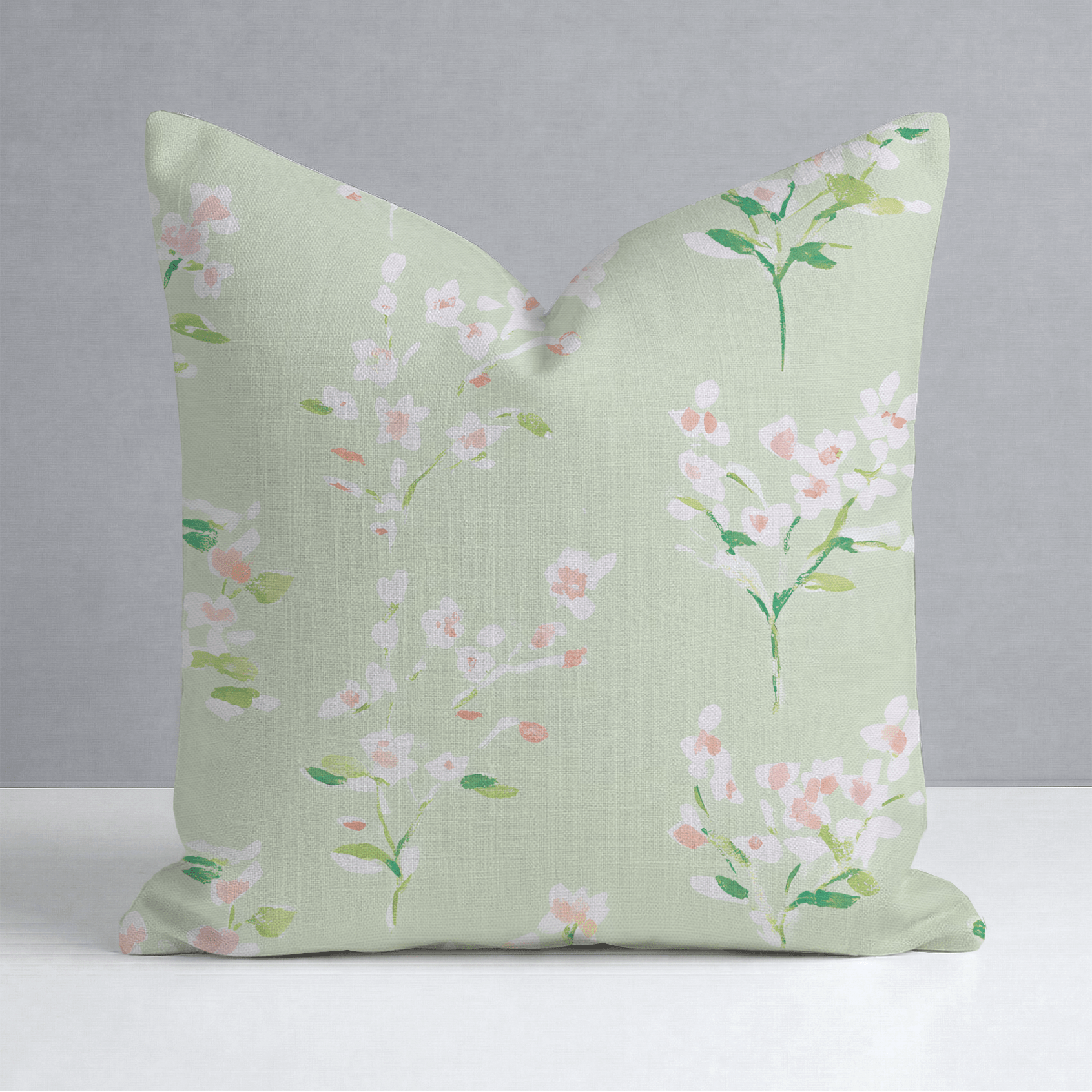 Spring Blossom Throw Pillow - Lemon Park