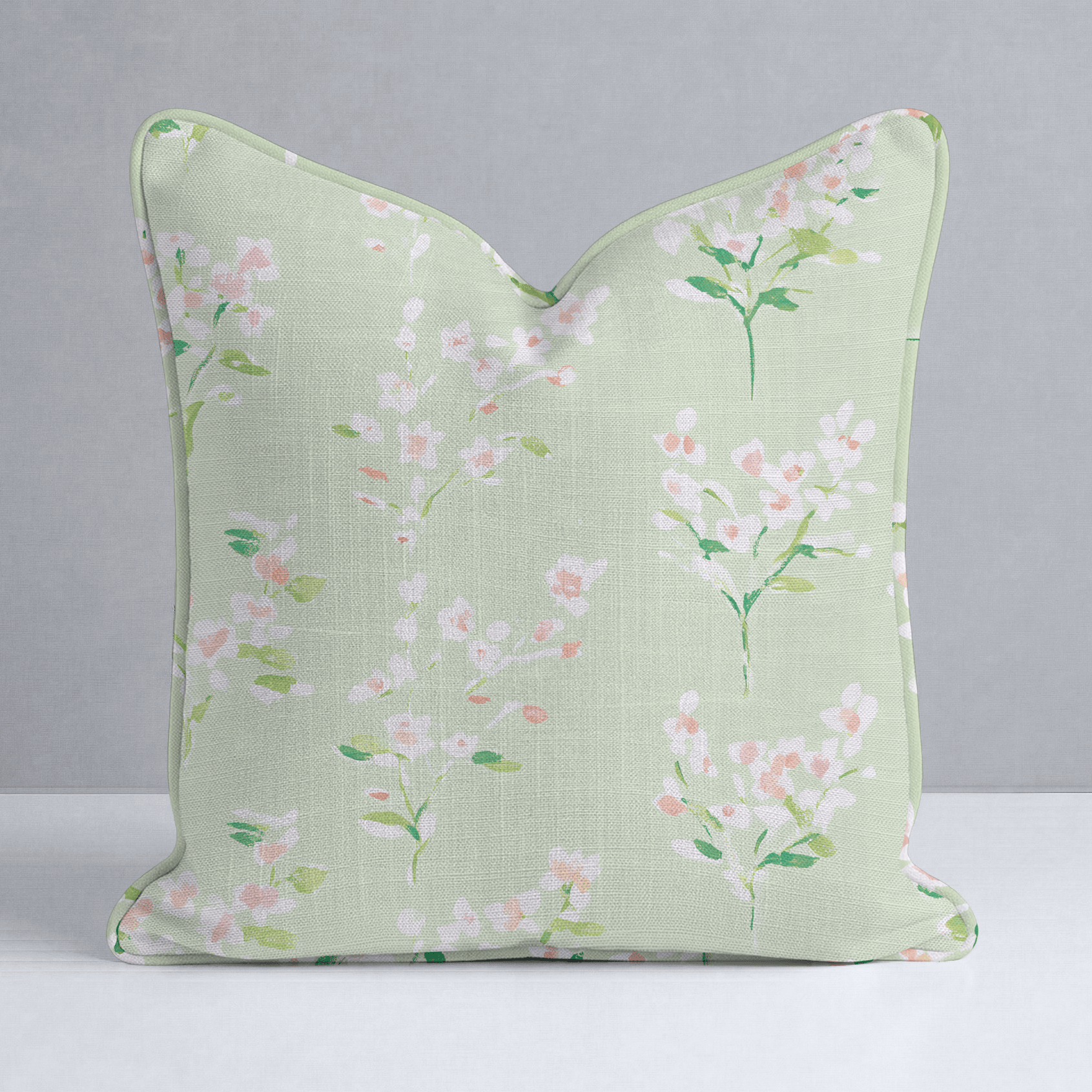 Spring Blossom Throw Pillow - Lemon Park