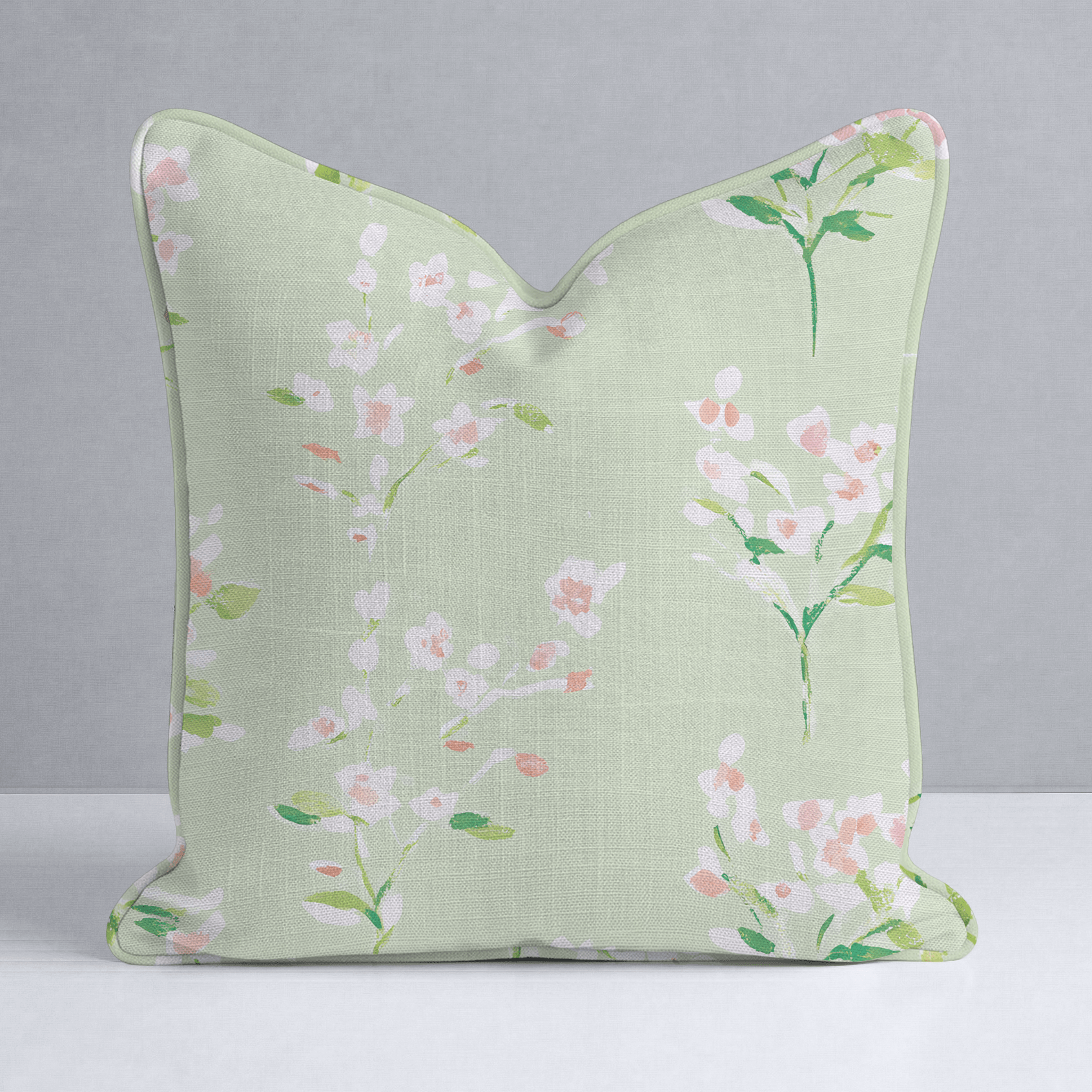Spring Blossom Throw Pillow - Lemon Park
