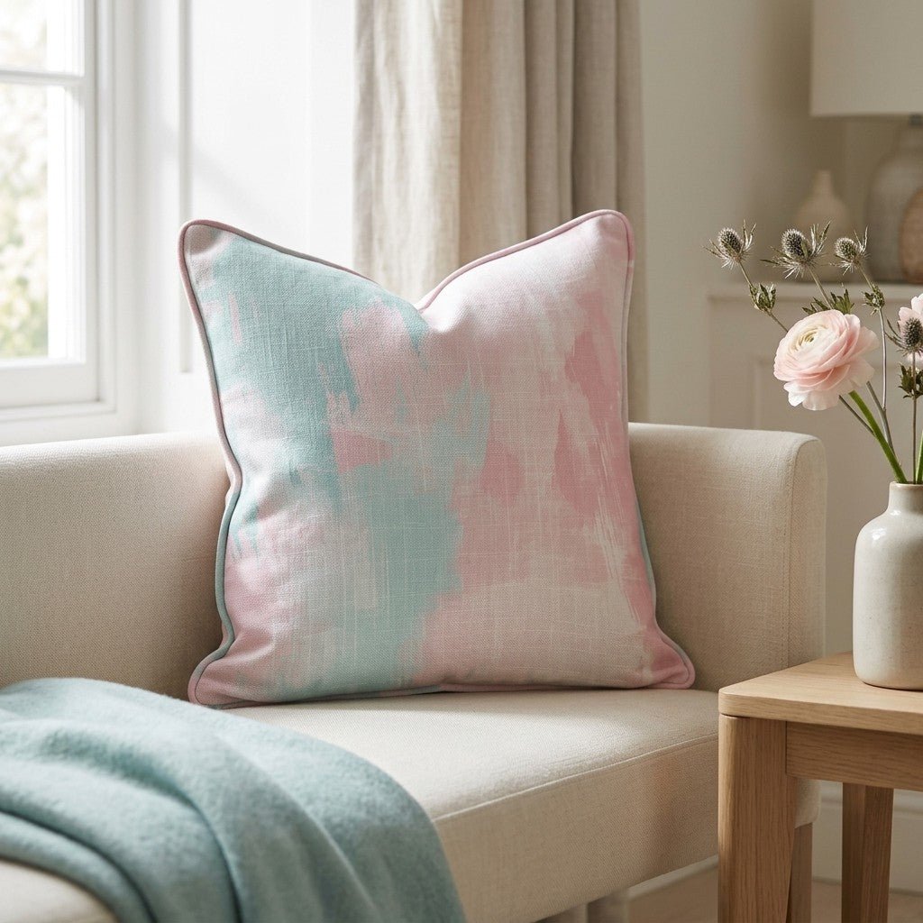 Spring Cascade Throw Pillow - Lemon Park