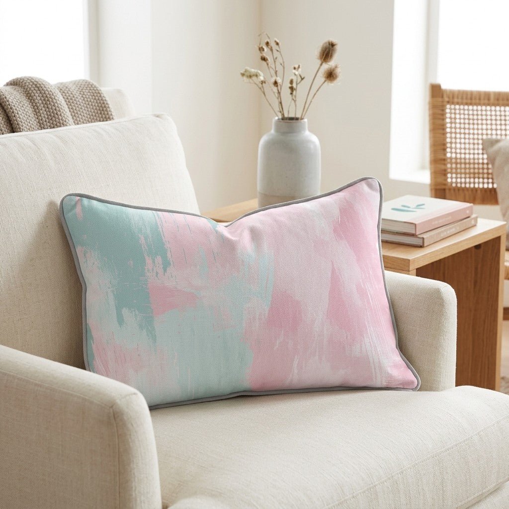 Spring Cascade Throw Pillow - Lemon Park