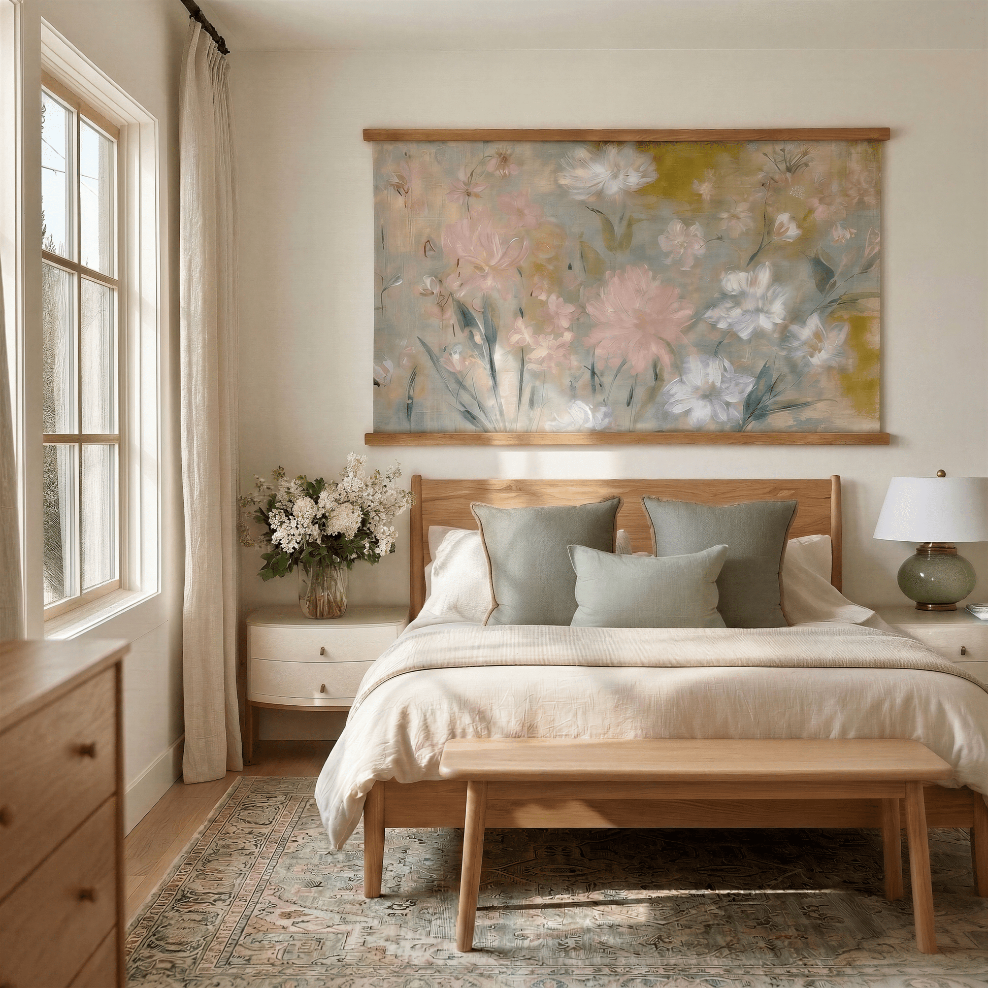 Spring Petals - Tapestry - Lemon Park