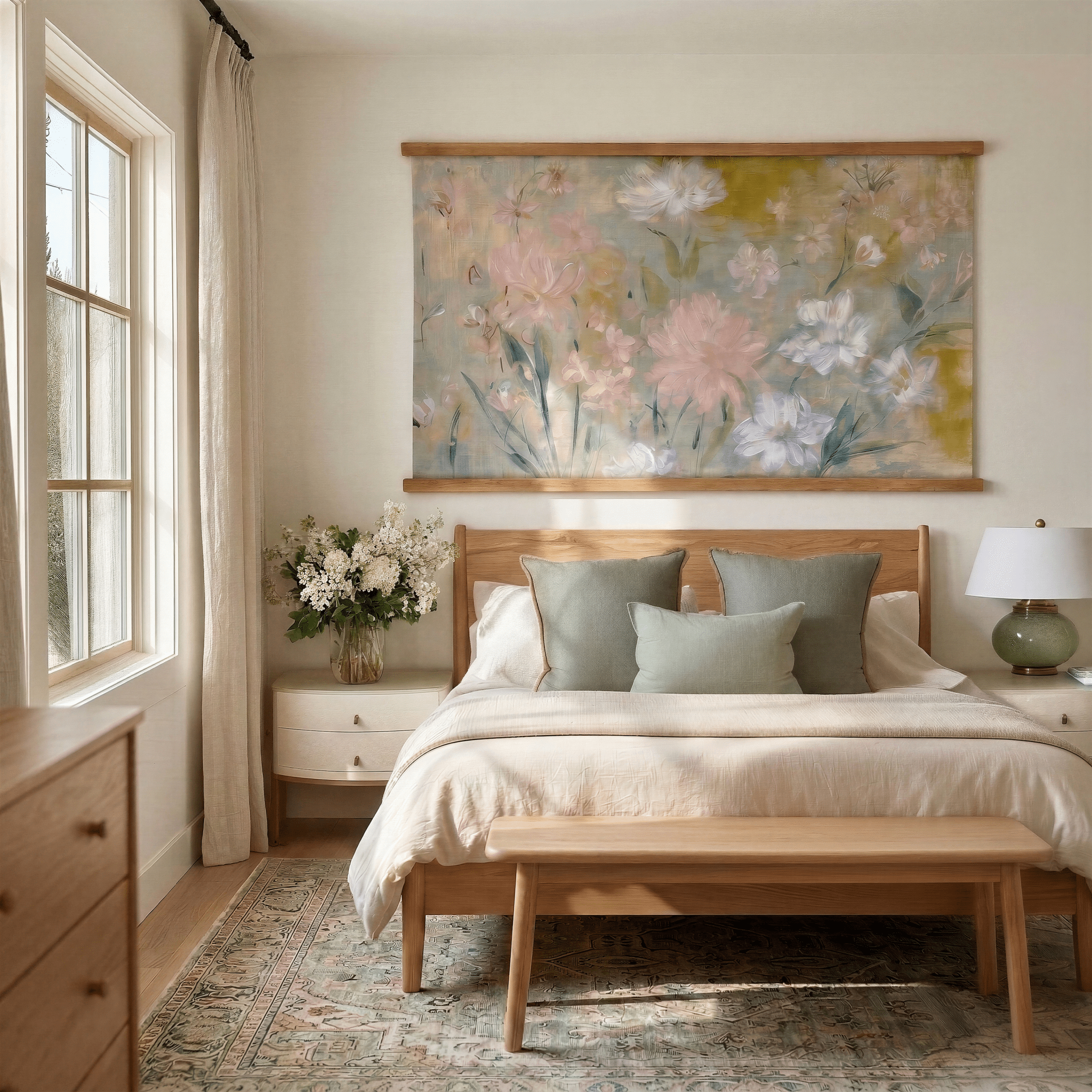 Spring Petals - Tapestry - Lemon Park